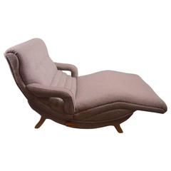 Double Wide Contour Lounge Chaise at 1stDibs | contour chair lounge, contour  chaise lounge, vintage contour lounge chair