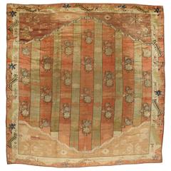 Antique Turkish Oushak Rug 5