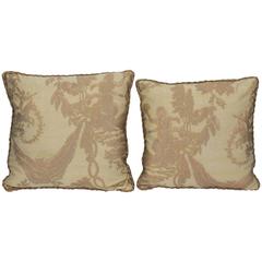 Pair of Vintage Fortuny Pillows