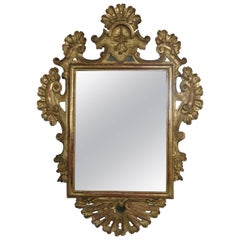 19th Century Italian Gilt Wood Mirror