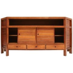 Modernist Stained Oak Cabinet 6