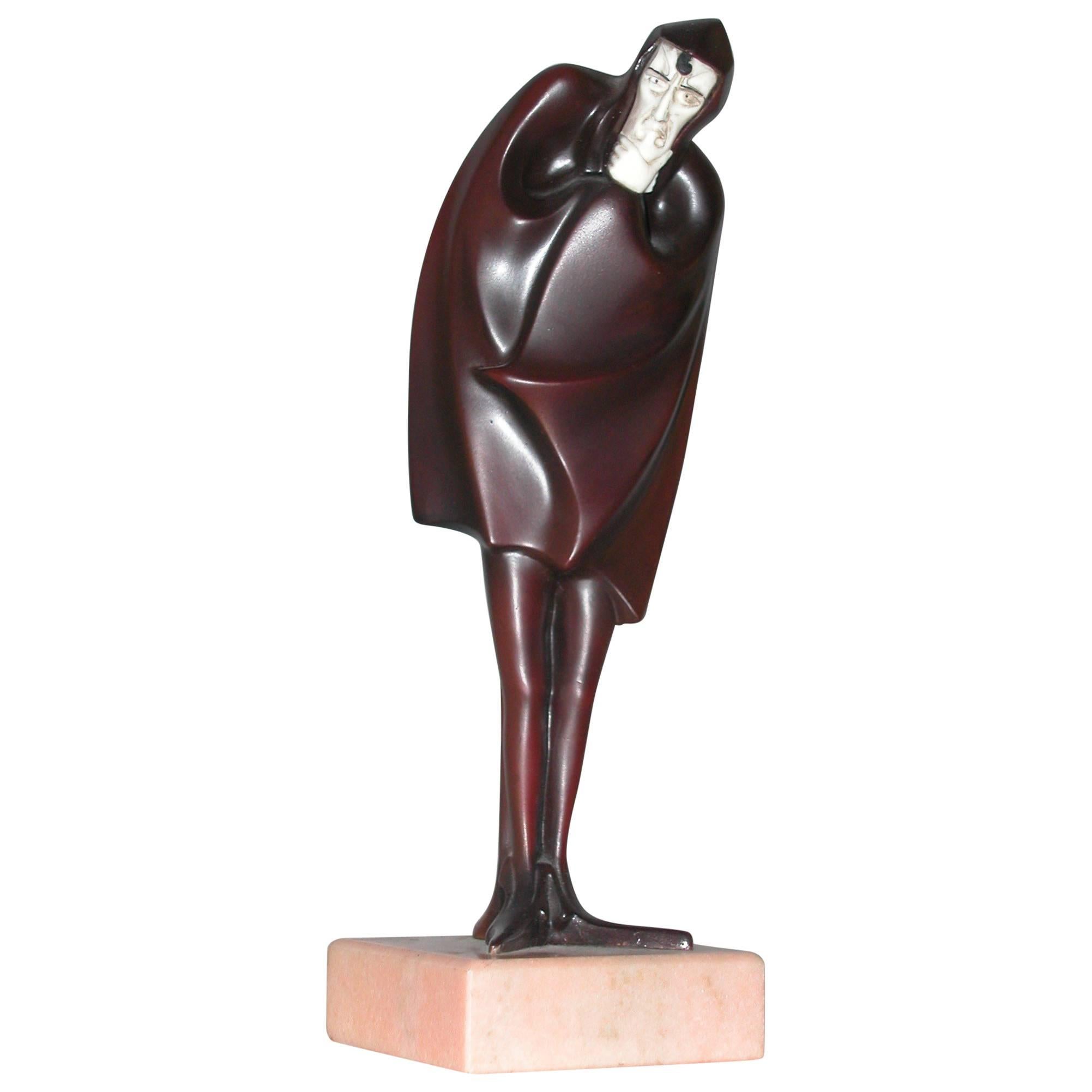 Roland Paris, Statuette Art Deco Period 'Mephistopheles'