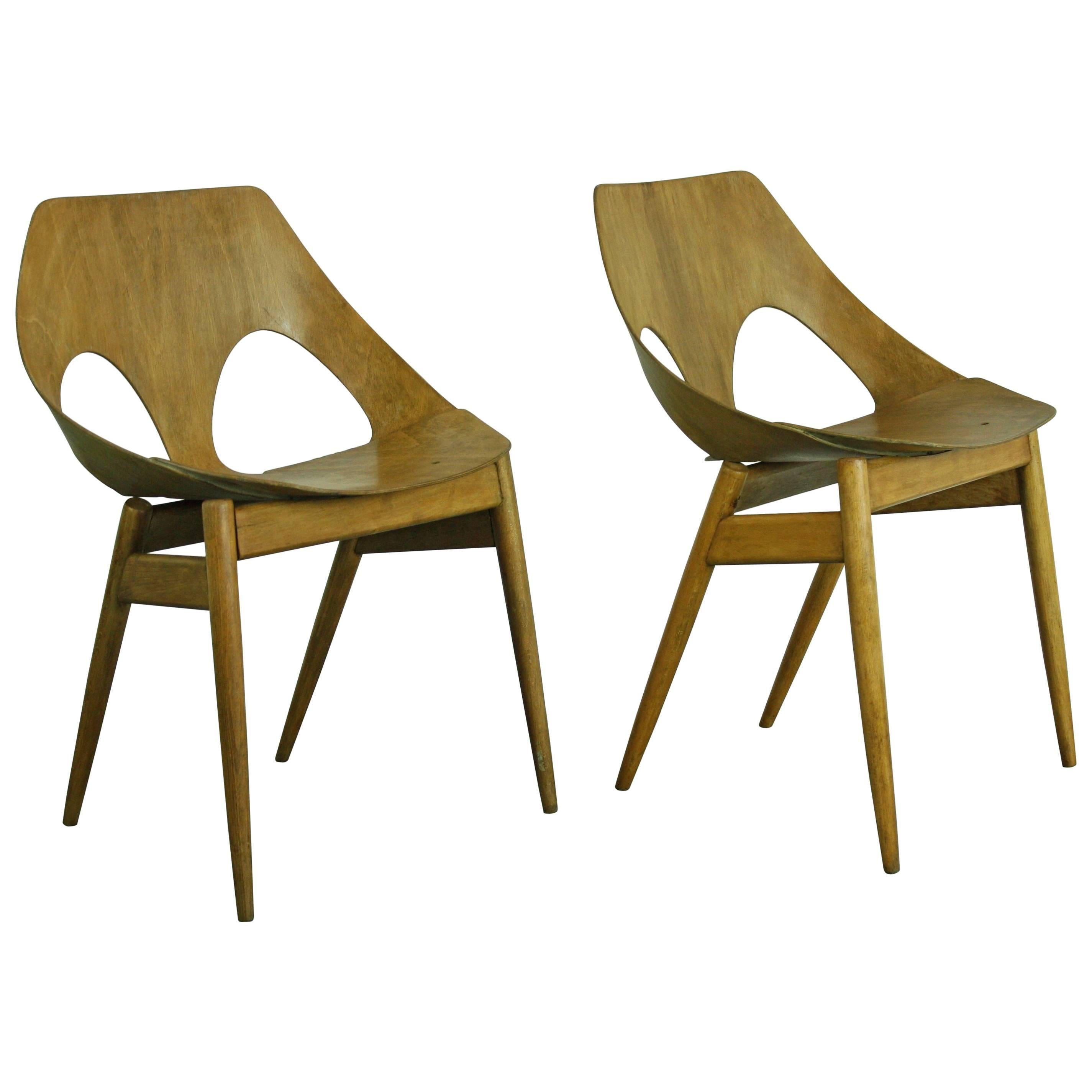 Pair of 1950s Jason Chairs Designed by Carl Jacobs & Frank Guille for Kandya For Sale