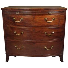George III Mahogany Bow Fronted Chest of Drawers