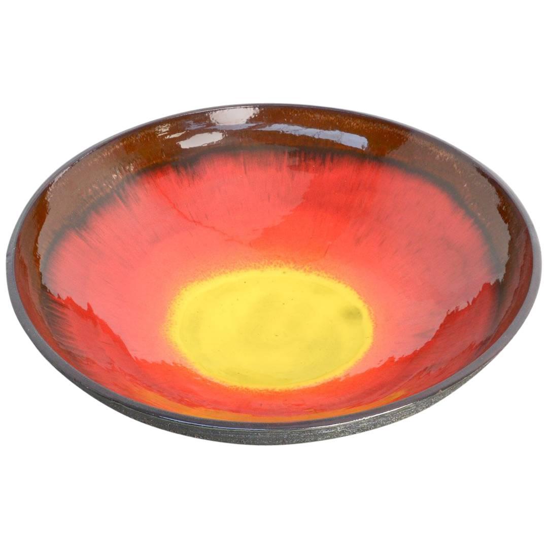 Impressive Large Ceramic Bowl by Rogier Vandeweghe for Amphora at 1stDibs