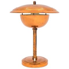 Rare Copper Table Lamp by Stilnovo, circa 1950 10