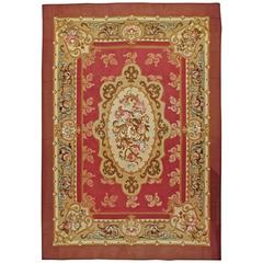Antique French Aubusson Rug 1