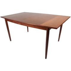 Mid-Century Modern Walnut Dining Table by Drexel 9