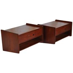 Pair of Danish Midcentury Nightstands