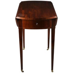 19th Century Biedermeier Folding Table or Pembroke Table