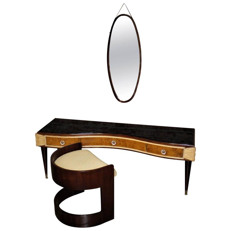 Italian Vanity, Style of Paolo Buffa For Sale at 1stdibs