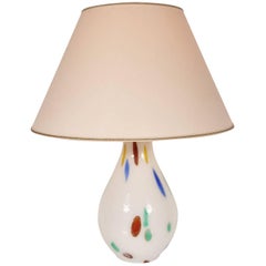 Lampe de bureau en verre de Murano par Dino Martens pour Aureliano Toso, Italie, vers 1960