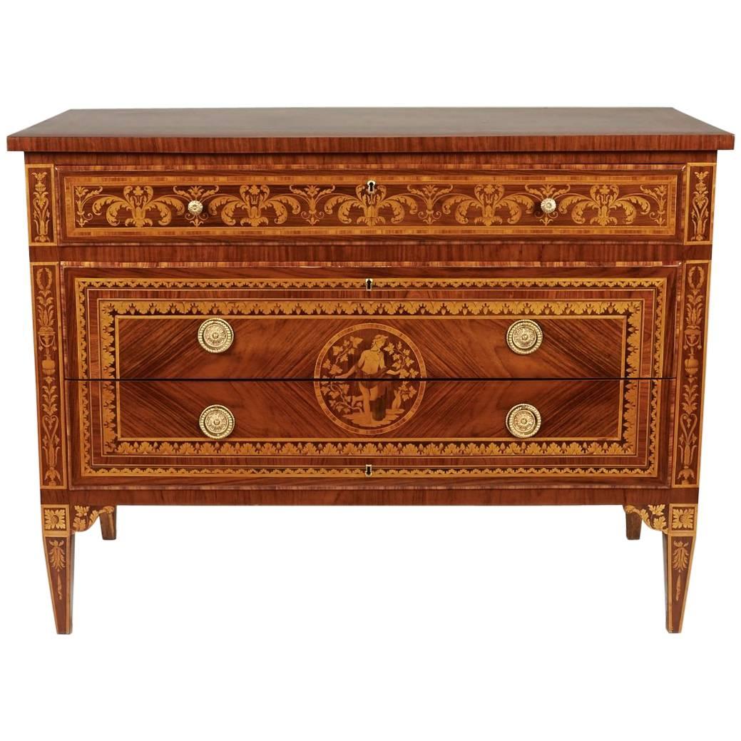 Neoclassical Commode, Style of Giuseppe Maggiolini, Italy, 19th Century