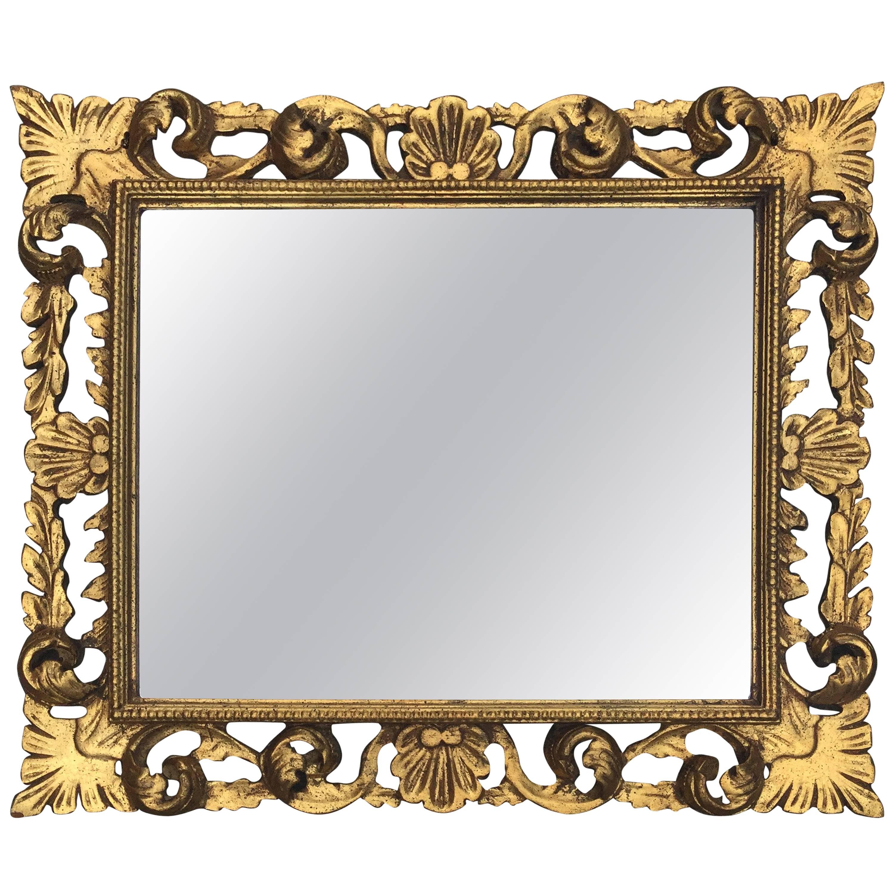 Style Neoclassical Revival Giltwood Mirror, circa 1950