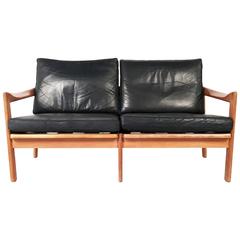 Danish Two-Seat Sofa by Illum Wikkelsø for Eilersen