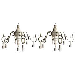 Pair of 18th Italian Chandelier