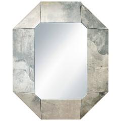 Karl Springer Large Goatskin Mirror, 1988