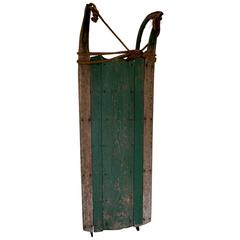 Antique Folk Art Sled from Maine, Early 1900s