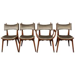 Set of Four Mid-Century Chairs