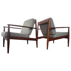 Grete Jalk for France & Daverkosen Lounge Chairs, 1960s