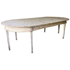 Early 19th Century Swedish Period Gustavian Extending Table