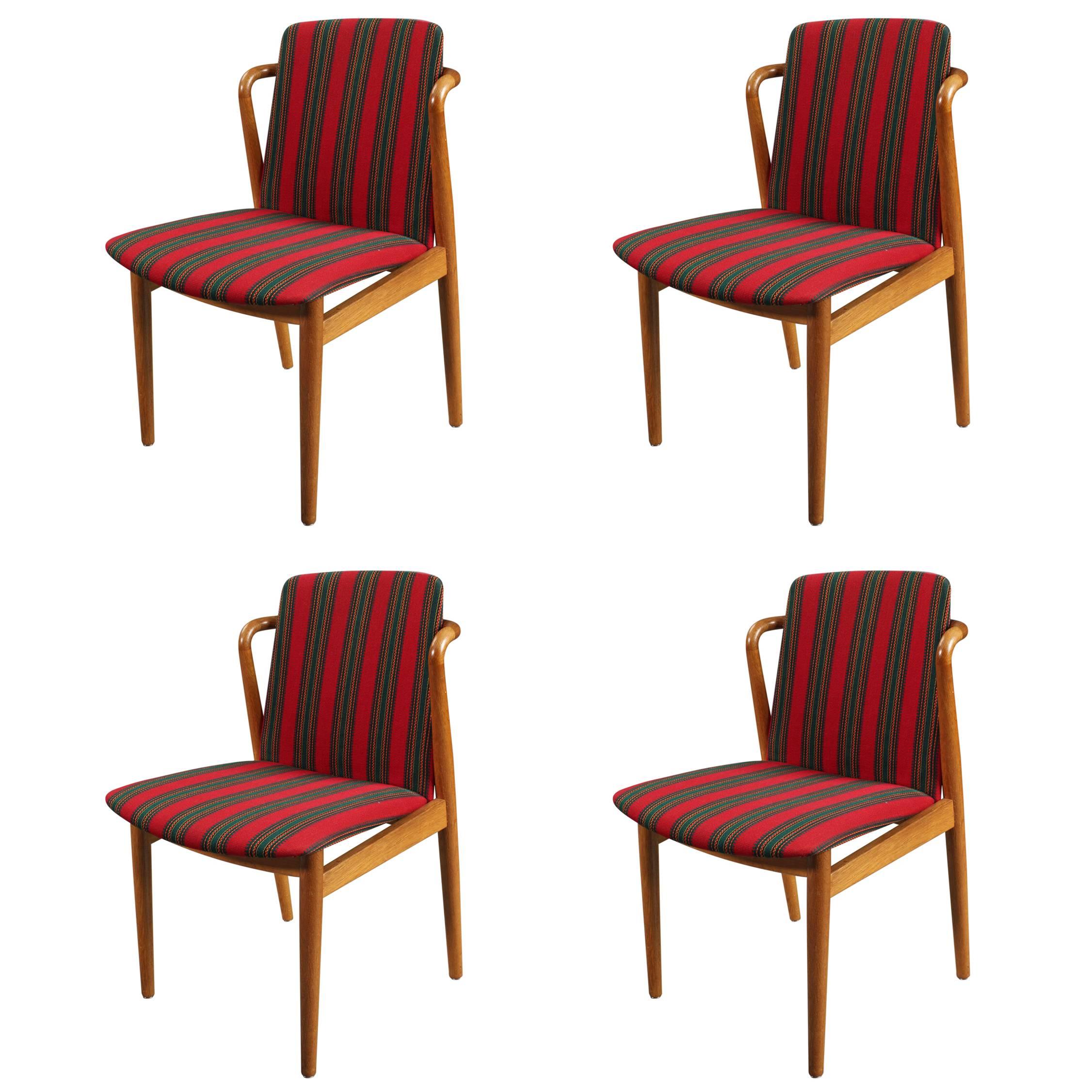 Set of Four Dining Chairs Attributed to Hans Olsen