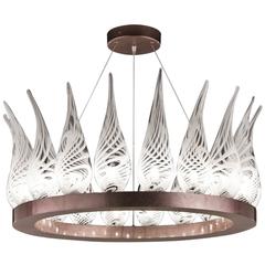 Italian Modern Murano Glass Chandelier 11