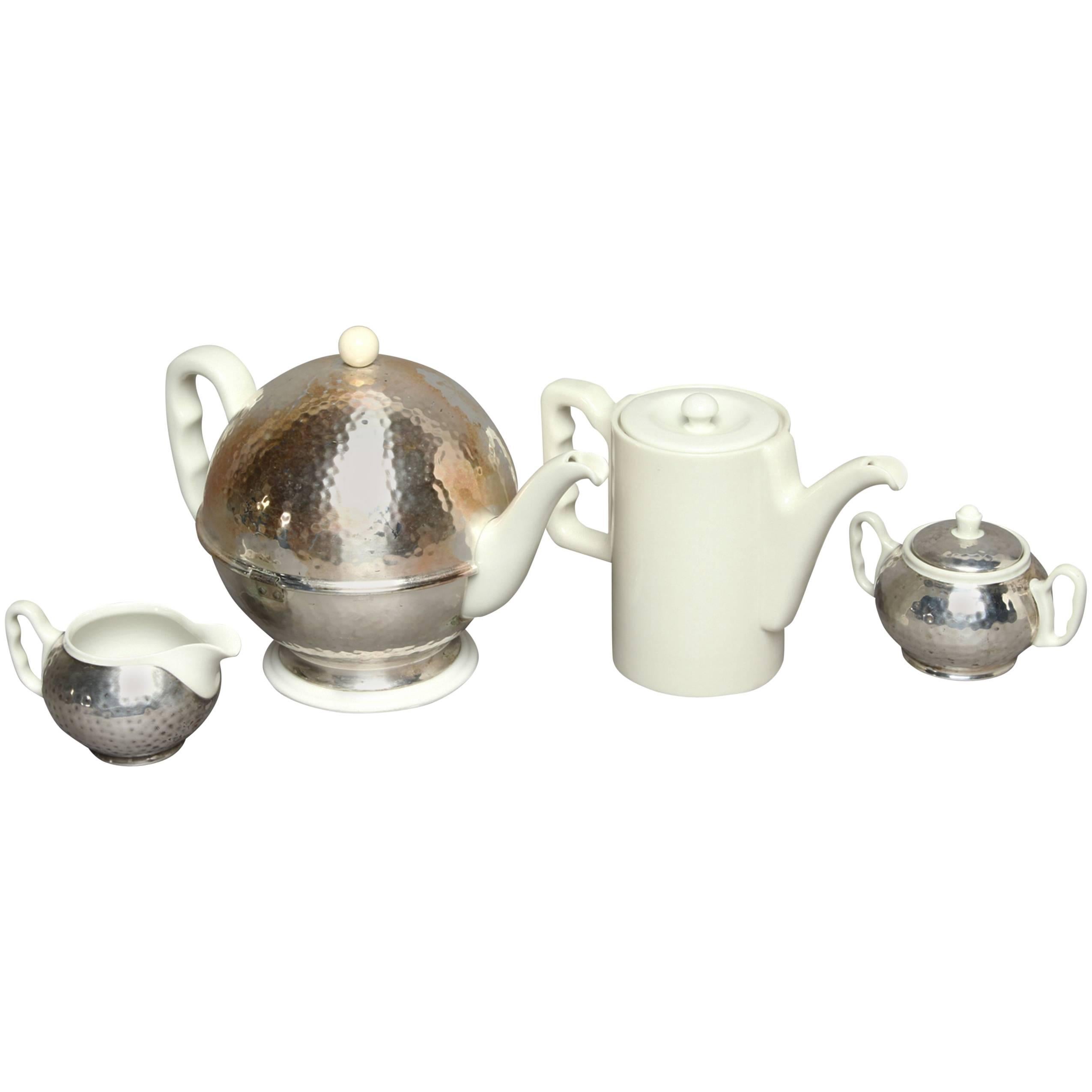 Thermisol Coffee and Tea Set by Furstenberg For Sale