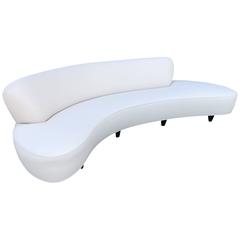 White Vladimir Kagan Freeform Sofa by Modernica