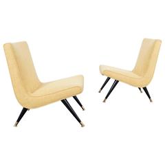 Vintage "Boomerang" Slipper Lounge Chairs