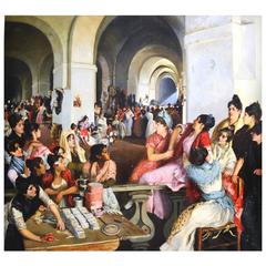"Cigarreras in Seville" Ralph Wormeley Curtis