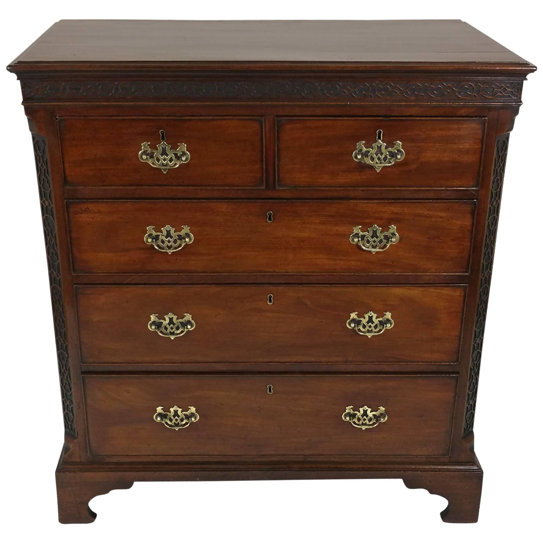 18th Century Chippendale Mahogany Chest of Drawers