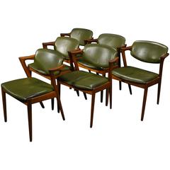 Set of Six Kai Kristiansen 'Model 42' Dining Chairs