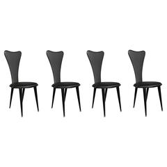 Four Umberto Mascagni Chairs, Harrods Series