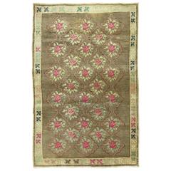 Vintage Turkish Konya Rug 11