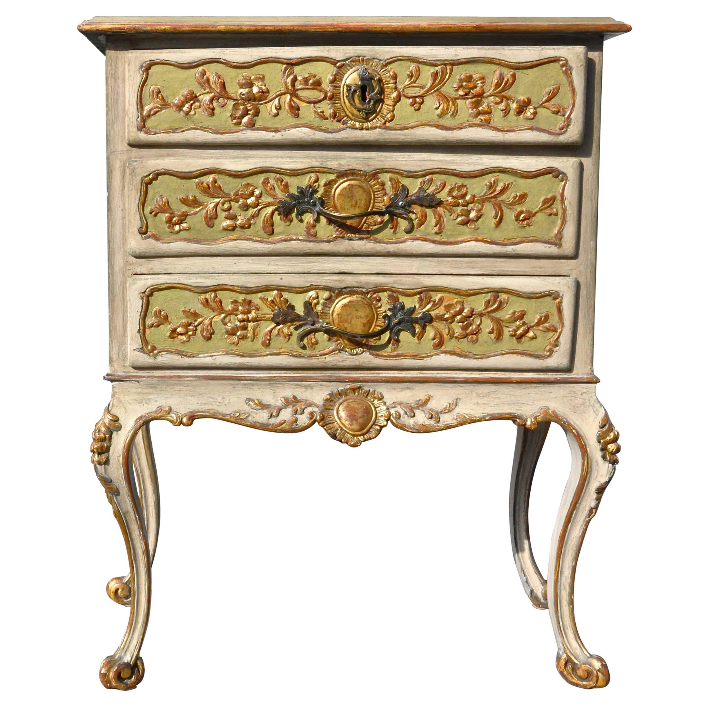 Period German Mid-18th Century Neoclassical Painted Commode
