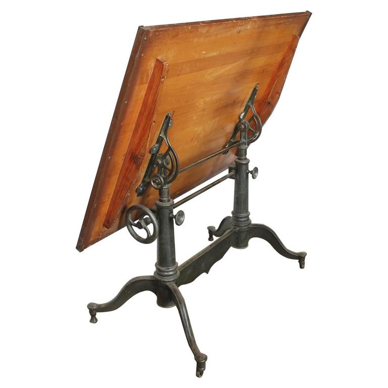 Antique American Drafting Table at 1stdibs