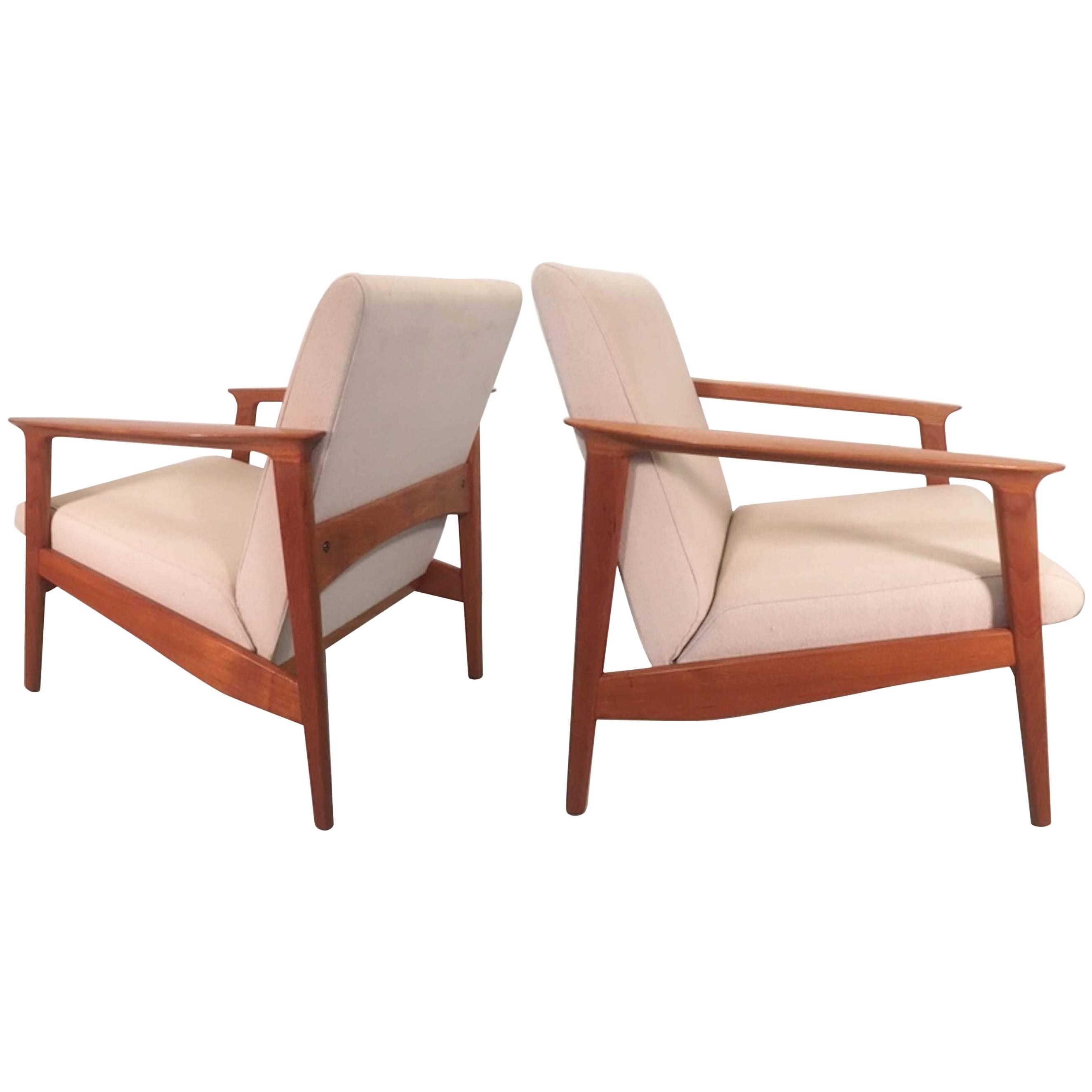 Teak Danish Armchairs