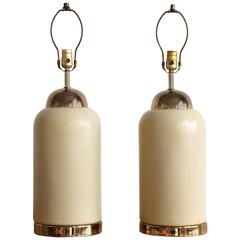 Art Deco Inspired Ceramic Lamps