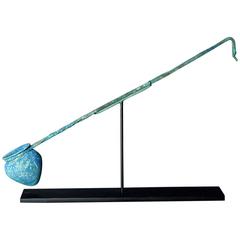 Ancient Etruscan Bronze Kyathos Ladle 