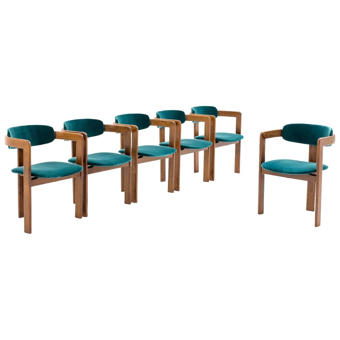 Set of Six Italian Bentwood Dining Chairs