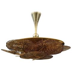 Original Brass Chandelier by Studio Glustin 2