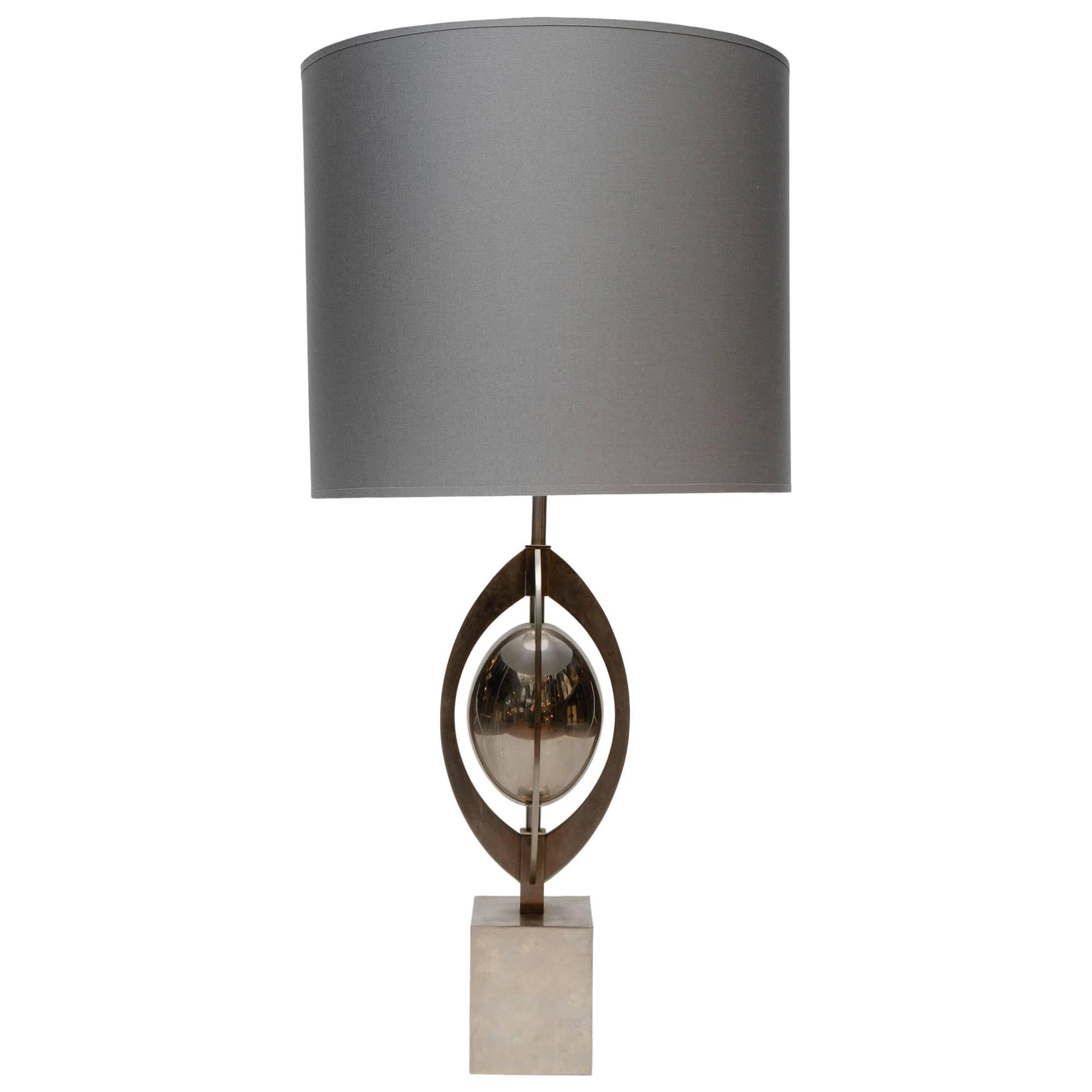 Elegant Ogive Oeuf Lamp by Maison Charles