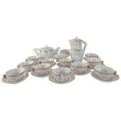 Vista Alegre Art Deco Style Porcelain Tea and Coffee Service Manhattan 5
