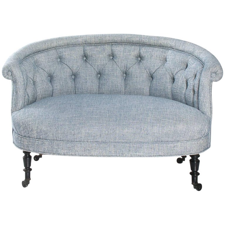 Pee French Napoleon Iii Round Scroll Back Sofa For At 1stdibs Pee French Napoleon Iii Round Scroll Back Sofa For