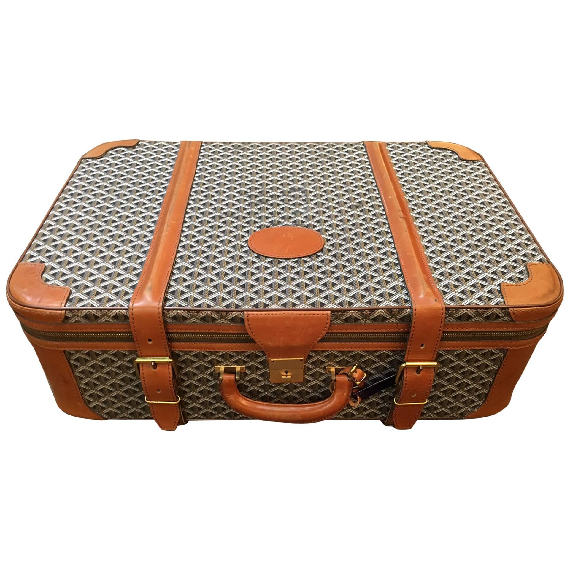 Goyard Vintage Suitcase For Sale