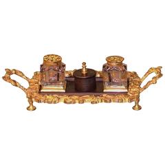 Mid-19th Century Regency Period Bronze and Ormolu Pentray 5