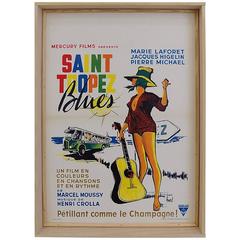Saint Tropez Blues French Vintage Movie Poster