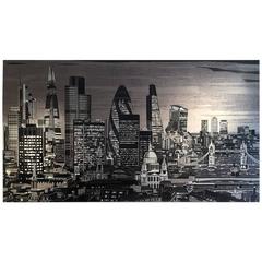 Londoner Skyline-Raumteiler