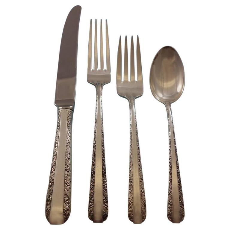 Candlelight by Towle Sterling Silver Flatware Set 12 Service 107 Pieces